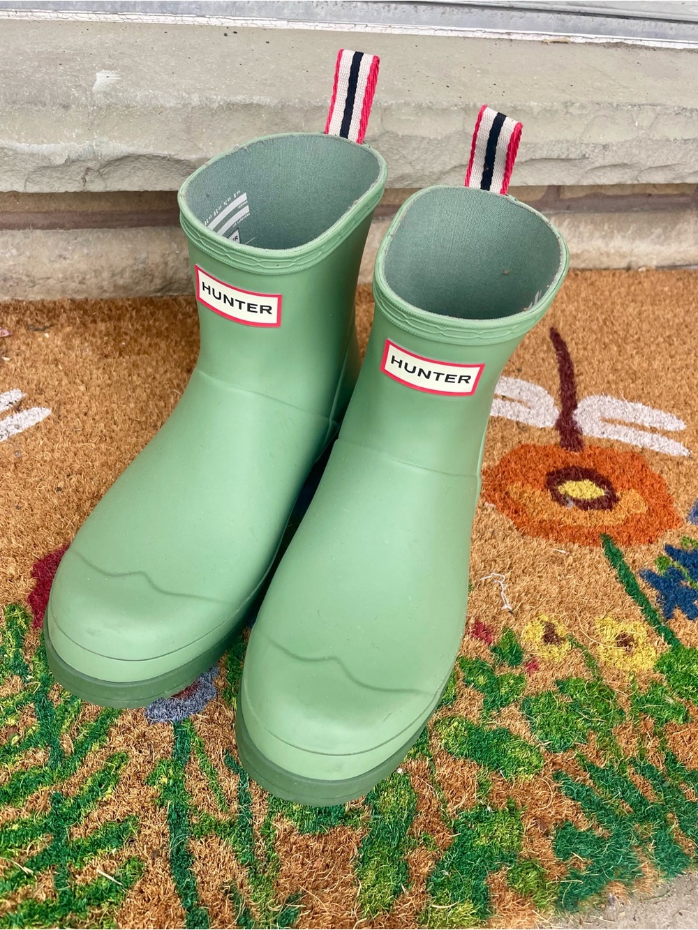 Hunter rain or garden boots. Women’s size 7